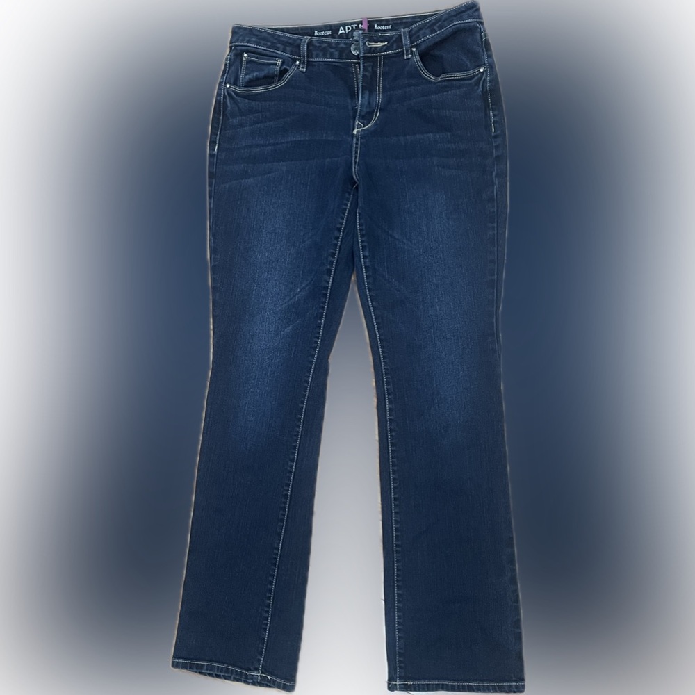 Apt. 9 Dark Blue Bootcut Women's Jeans